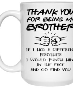 Thank You For Being My Brother Mug 3