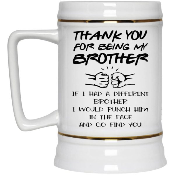 Thank You For Being My Brother Mug