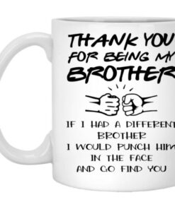 Thank You For Being My Brother Mug 5