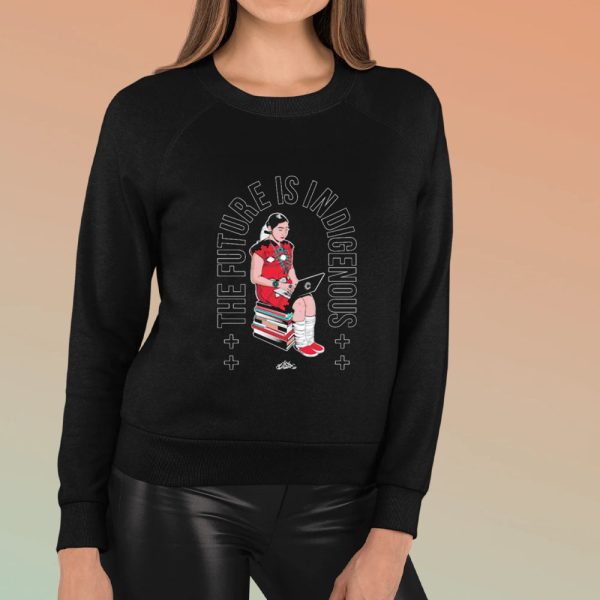 The Future Is Indigenous Native Girl Modern T-Shirt