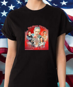 The Many Faces Of Tip Images T Shirt 1