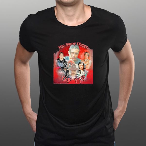 The Many Faces Of Tip Images T-Shirt