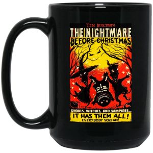 The Nightmare Before Christmas Ghouls Witches And Vampires Mugs 2