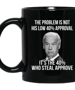 The Problem Is Not His Low 40 Approval Mugs 1