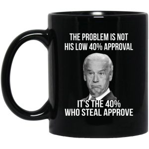 The Problem Is Not His Low 40 Approval Mugs 1