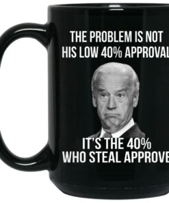 The Problem Is Not His Low 40 Approval Mugs 2
