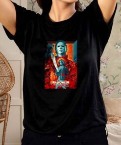 The Trick Is To Stay Alive John Carpenter's Halloween T shirt 1