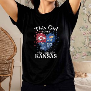 This Girl Love Her Kansas Sports Teams T Shirt 2