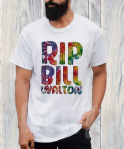 Tie Dye Rip Bill Walton T Shirt 1