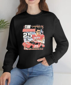 Tim Richmond 25 Folgers Signature T-Shirt 1 Tim Richmond 25 Folgers Signature T Shirt 2
