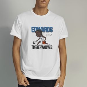 Timberwolves Anthony Edwards Signature T-Shirt