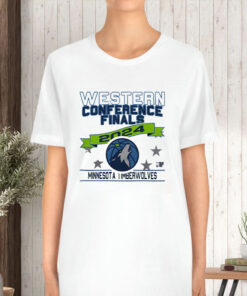 Timberwolves Stadium Essentials 2024 Western Conference Finals T Shirt 2