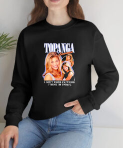 Topanga Lawrence I Don't Think I'm Weird I Think I'm Unique T shirt 1
