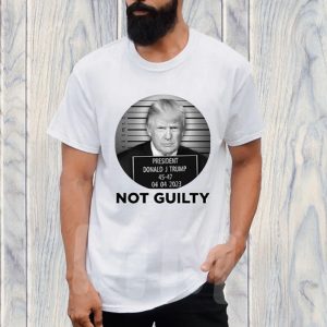 Trump Mugshot Black Cotton T-Shirt