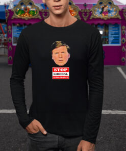 Trump Supporter Wearing Tucker Carlson Stop Liberal Intolerance T-Shirt 1 Trump Supporter Wearing Tucker Carlson Stop Liberal Intolerance T Shirt 2
