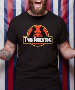 Twin Parenting Children Jurassic Logo T Shirt 1
