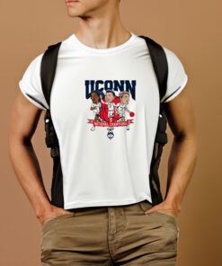UCONN MENS BASKETBALL 2024 NATIONAL CHAMPIONS CARICATURES SHIRTS 2
