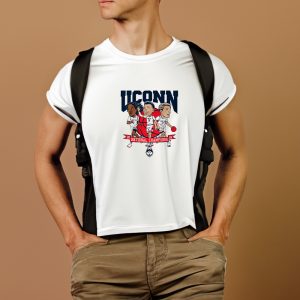 UCONN MEN’S BASKETBALL 2024 NATIONAL CHAMPIONS CARICATURES SHIRTS