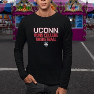 UCONN RUNS COLLEGE BASKETBALL T-SHIRT