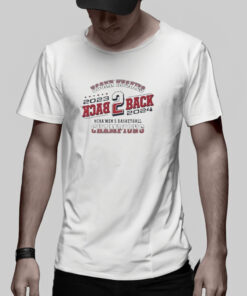 Uconn Mbb 2024 National Champions Back To Back T shirt 2