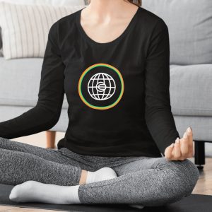 Unique Human Blockchain Globe Logo T shirt 1