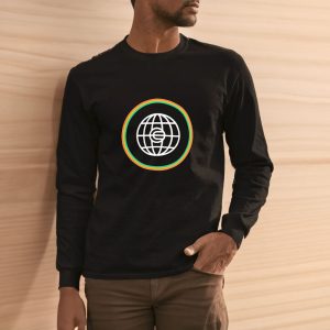 Unique Human Blockchain Globe Logo T shirt 2