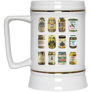 Vintage Canned Pickles Pickle Lovers Mugs 3