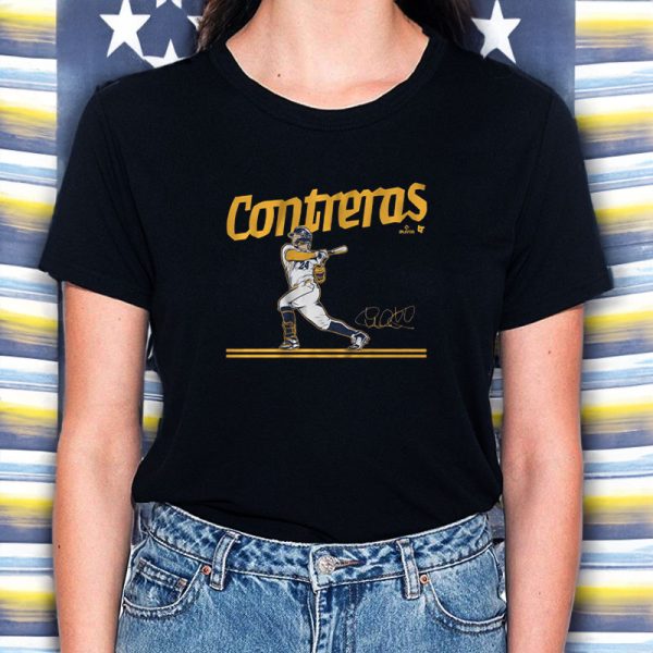 WILLIAM CONTRERAS SLUGGER SWING T-SHIRT