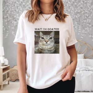 Wait I'm Goat Cat T Shirt 2