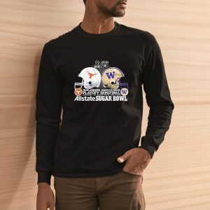 Washington Huskies Sugar Bowl Matchup Black T-Shirt
