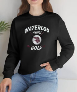 Waterloo Vikings Golf Logo T Shirt 1