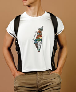 Wear It Proud Palestine Map Colourful Free Palestine Shirts 2