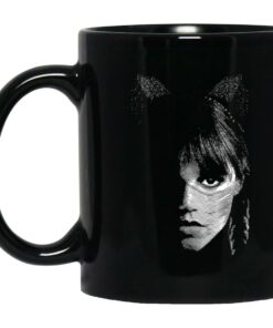 Wednesday Addams Cat Mugs 1
