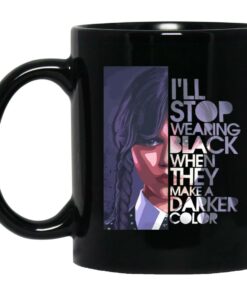Wednesday I Will Stop Wearing Black Mugs 1