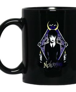 Wednesday Nevermore Raven Mirror Mugs 1
