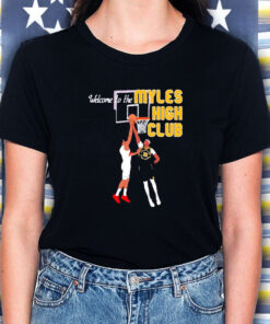 Welcome To Myles High Club Basketball T Shirt 2