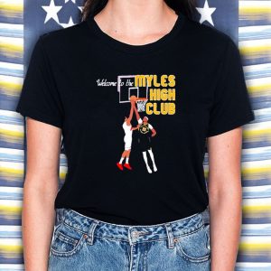 Welcome To Myles High Club Basketball T-Shirt