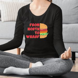 Wharf Face Cartoon Burger T-Shirt