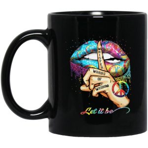 Whisper Words Of Wisdom Let Peace Signal Let It Be Mugs