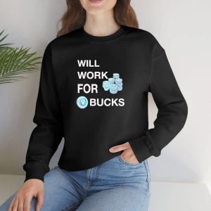 Will Work For Bucks Technology Coin T-shirt