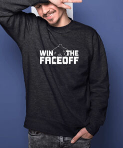 Win The Faceoff Hockey Player T Shirt 1