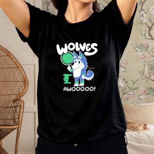 Wolves Awoo Bluey T Shirt 1