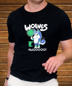Wolves Awoo Bluey T Shirt 2