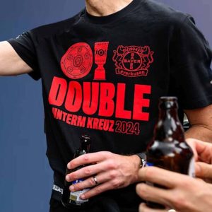 Xabi Alonso Leverkusen Double Unterm Krez 2024 T-Shirt