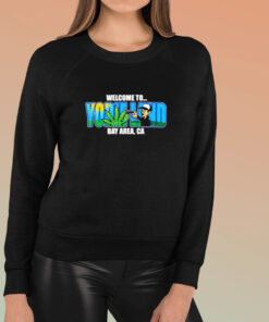 Yodieland Fulcrum Welcome To Yodieland Bay Area Ca Logo T Shirt 1
