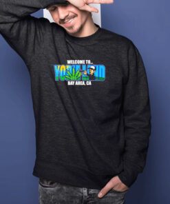 Yodieland Fulcrum Welcome To Yodieland Bay Area Ca Logo T Shirt 2