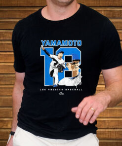 Yoshinobu Yamamoto Mlbpa Los Angeles Baseball Signature T Shirt 2