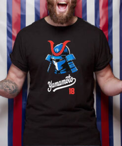 Yoshinobu Yamamoto Samurai 18 Baseball T Shirt 1
