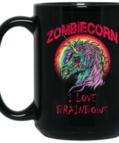 Zombiecorn I Love Brainbows Mugs 1 Zombiecorn I Love Brainbows Mugs 2