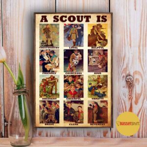 A Scout law poster canvas 4